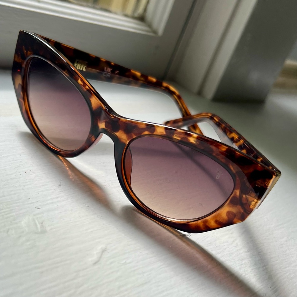 Frye Cat Eye Tortoise Shell Sunglasses